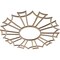 Ekena Millwork Augustus Wood Fretwork Pierced Ceiling Medallion, Hickory, 16"OD x 5 5/8"ID x 3/8"T CMWP16X16X0375AUHI - alternate 5